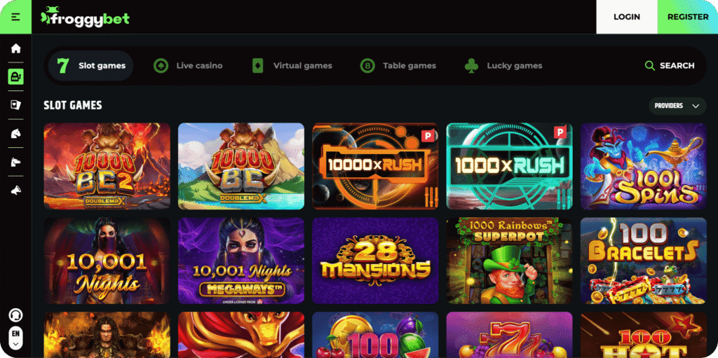 Froggybet lobby